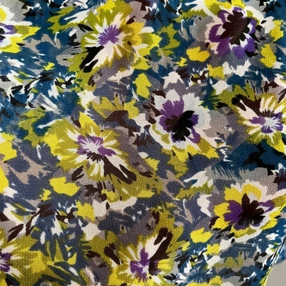 Lane Bryant Floral Top 18 Green Euro Summer Boho Western Neutral Cowgirl Classic - Picture 3 of 13